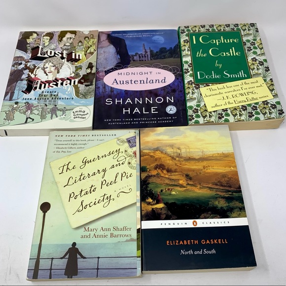 (5) Paperback Classic/romantic/historical Fiction mixed lot of books various - Picture 2 of 10